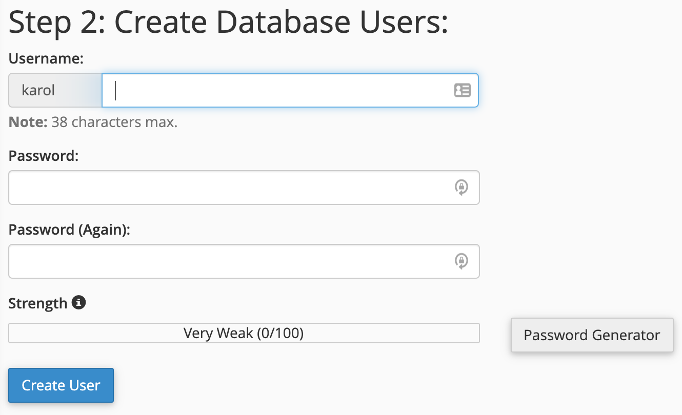如何将WordPress迁移到新服务器或新主机(6个步骤,无 downtime) 14 db user