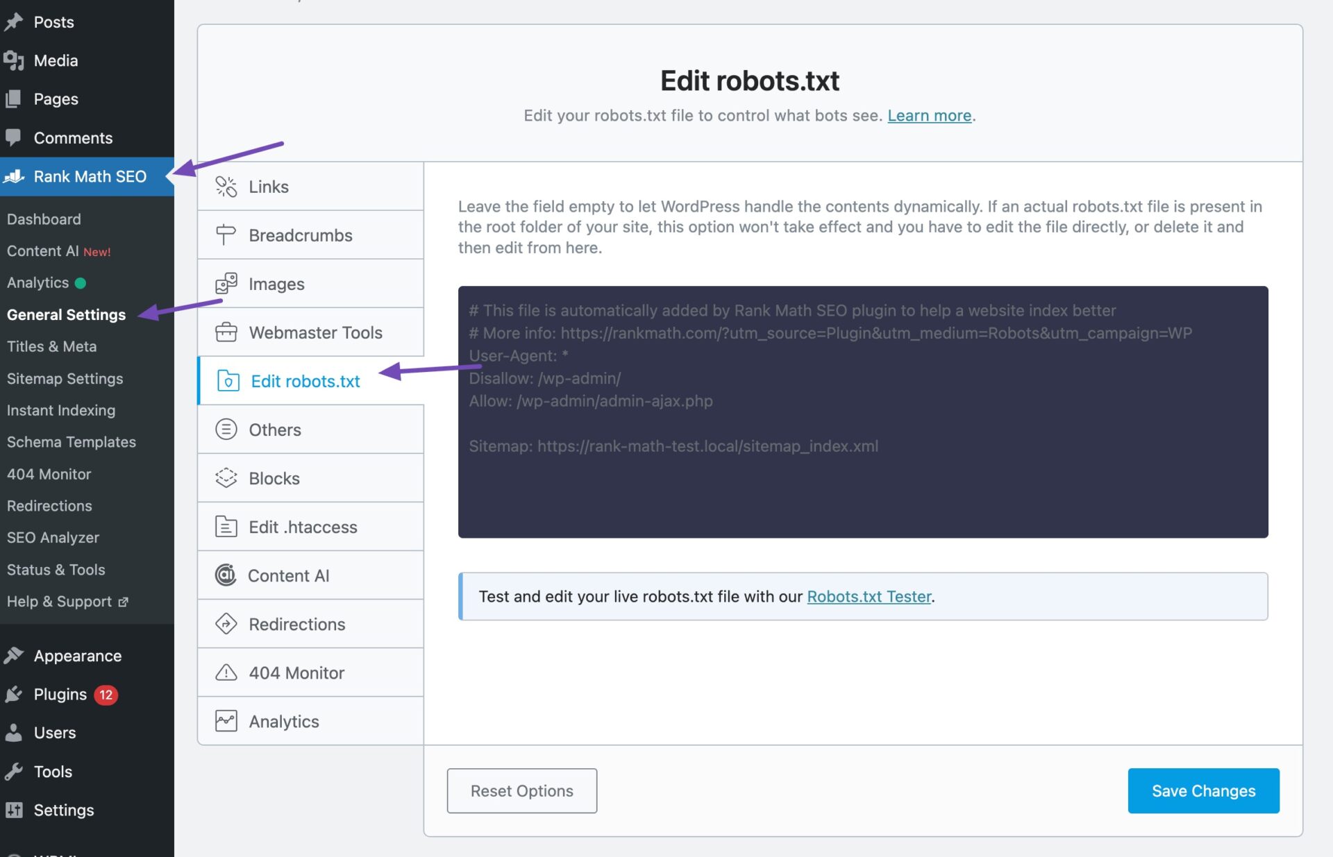 WordPress SEO 2026:助你排名第一的终极指南 13 edit robots file