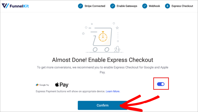 我经过验证的 18 个 WooCommerce 店铺成功秘诀 7 enable express checkout funnelkit