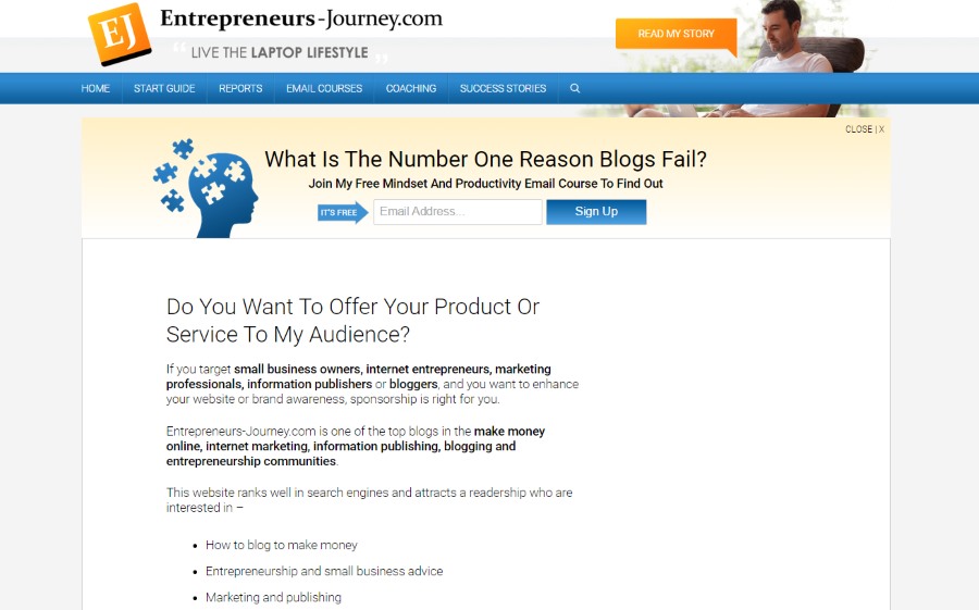 你的 WordPress 网站需要的 11 个你从未想过的页面 8 entrepreneurs journey