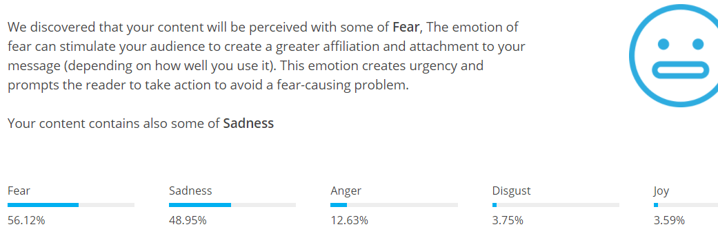 WordPress 中的机器学习:如何使用人工智能分析内容的情感影响 10 fear emotion