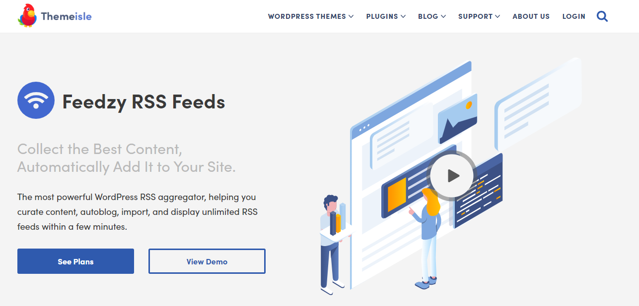 feedzy page