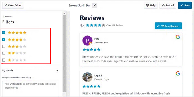 你能删除谷歌评价吗?以下是你可以做的替代方案 24 filter google reviews by star rating in smash balloon