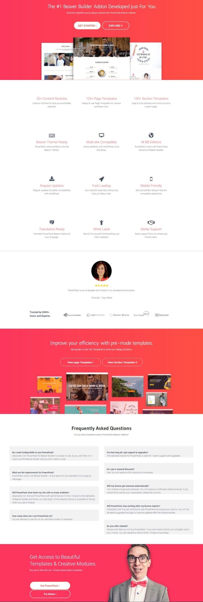 如何使用 WordPress 和 Beaver Builder 免费搭建一个着陆页 3 finished landing
