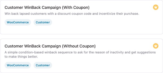 funnelkit automations customer winback