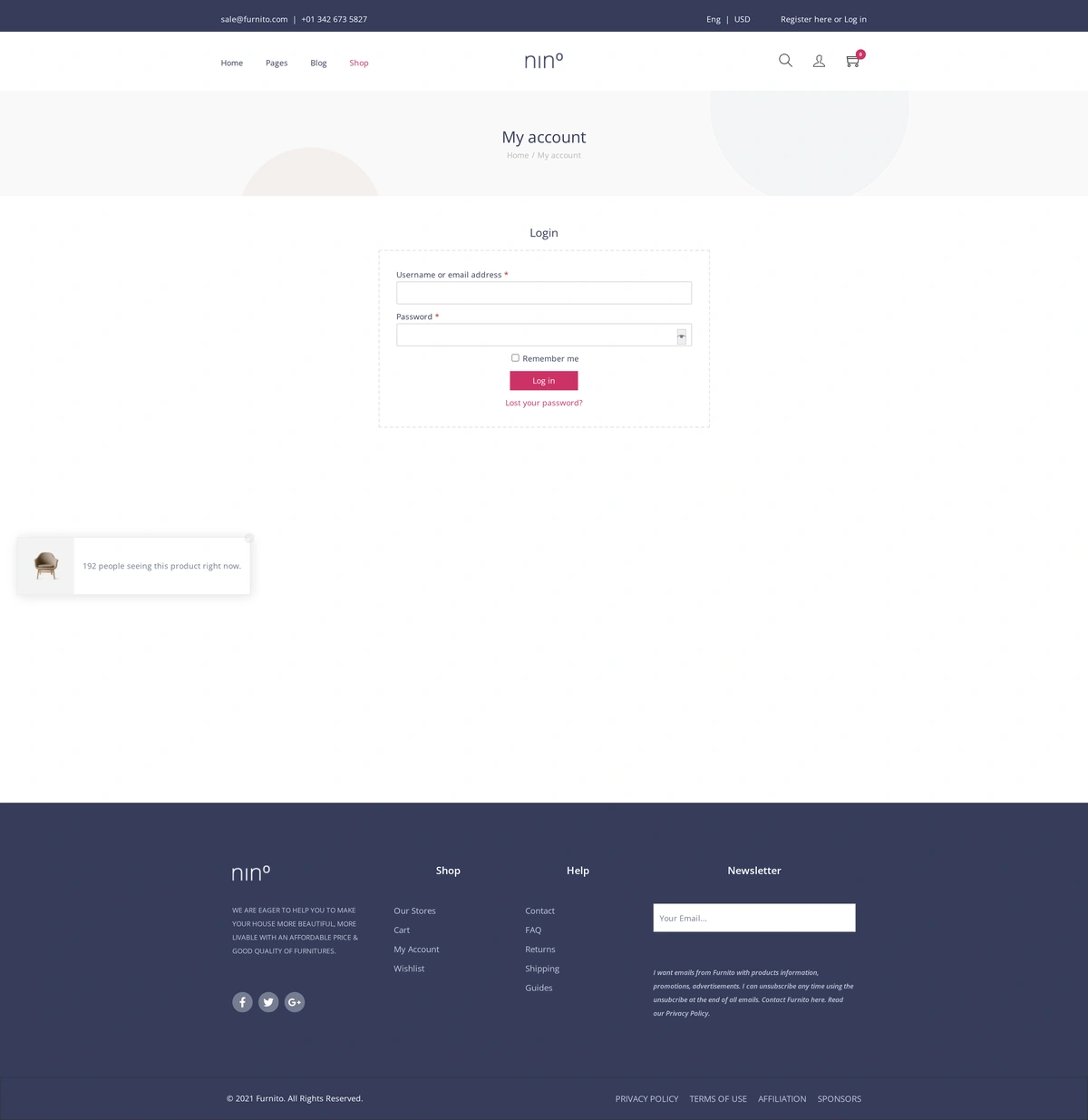 Furnito – Furniture Furniture 06 My Account