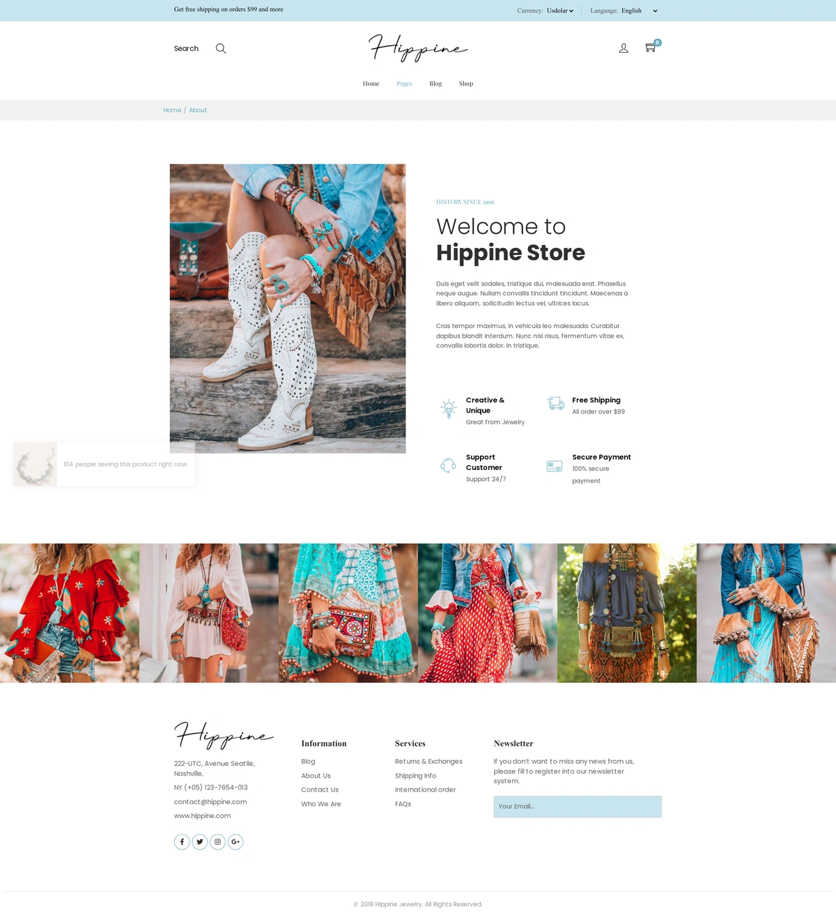 Hippine – Jewelry Jewelry 02 About