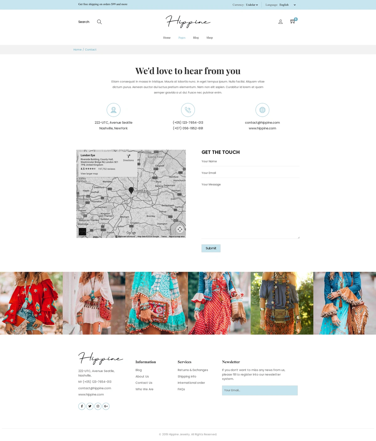 Hippine – Jewelry Jewelry 03 Contact