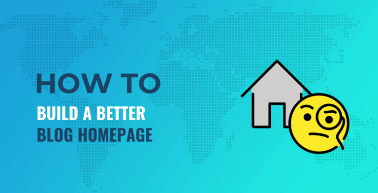 你的默认博客主页糟透了:如何构建一个“启动”页面 2 how to build a blog homepage