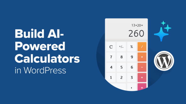 how to build ai powered calculators wordpress og
