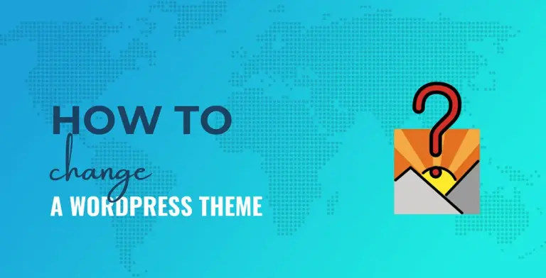 how to change wordpress theme