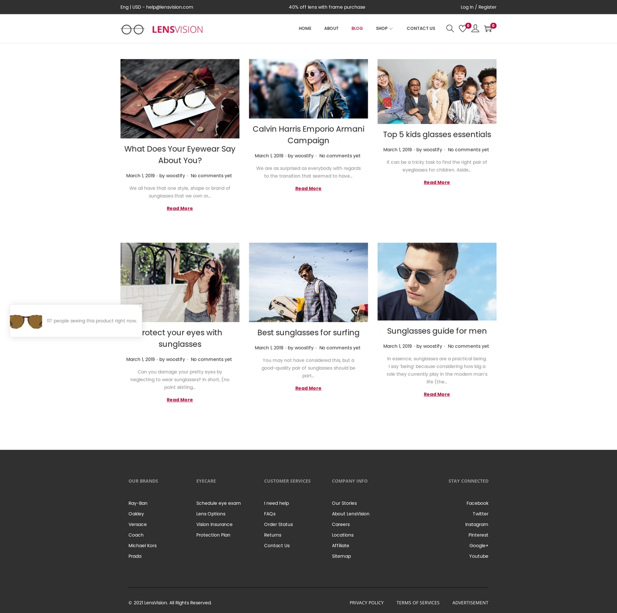 LensVision – Sunglasses Shop Sunglasses Shop 03 Blog