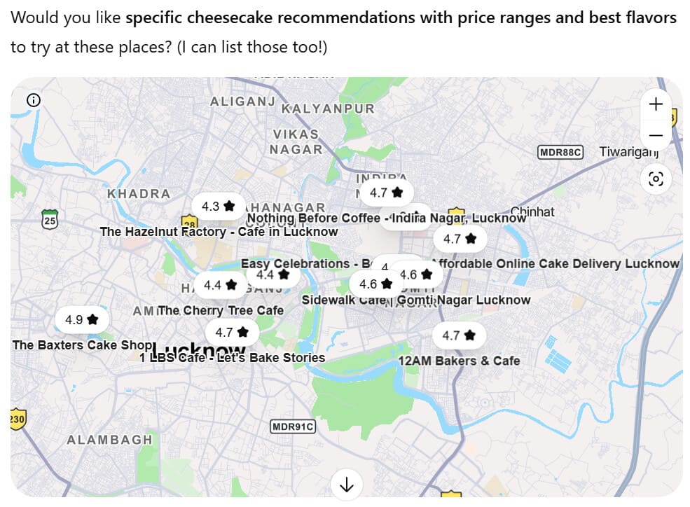 local search chatgpt