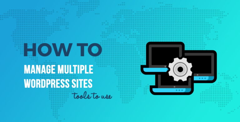 manage multiple wordpress websites