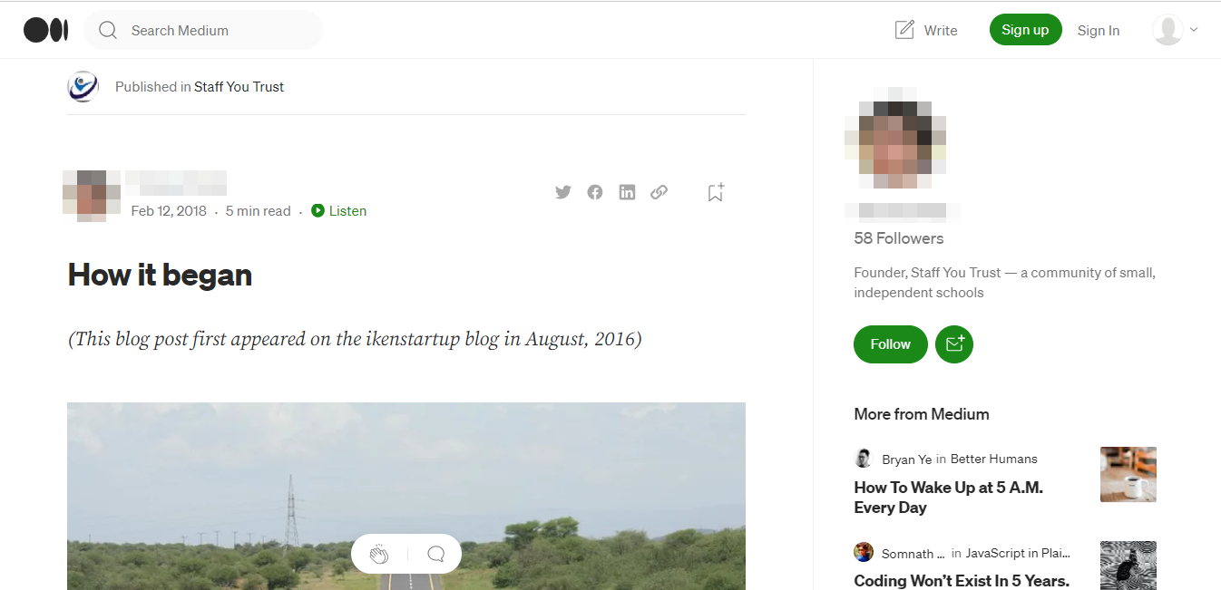 medium syndicated content