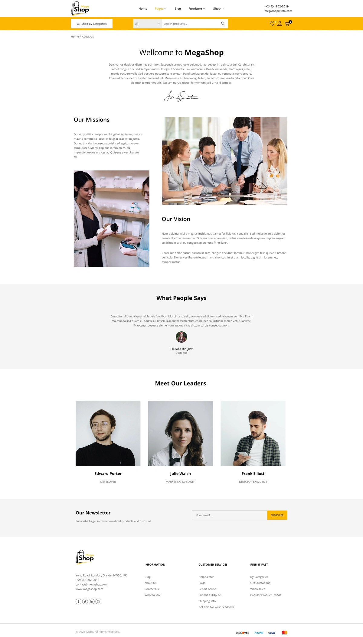 Mega Shop Shop 02 About Us