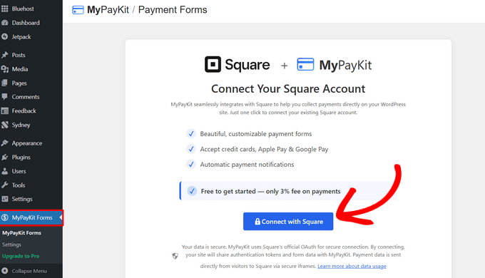 mypaykit plugin connect square