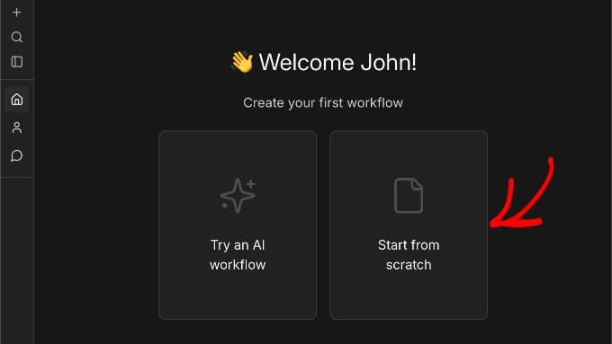 n8n start from scratch