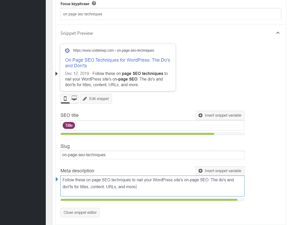 on page seo techniques 1