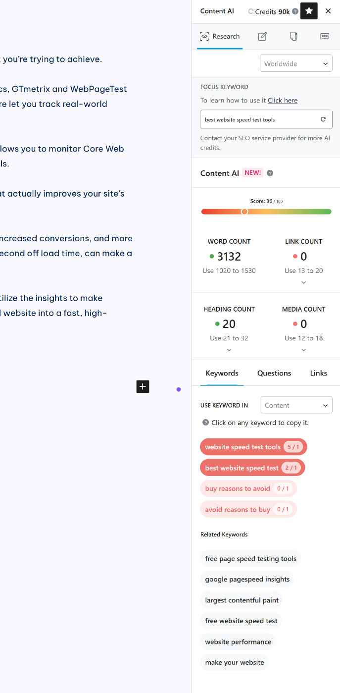 13 个最佳无代码 WordPress 工具,助力建设和增长您的网站 4 optimize posts with Content AI