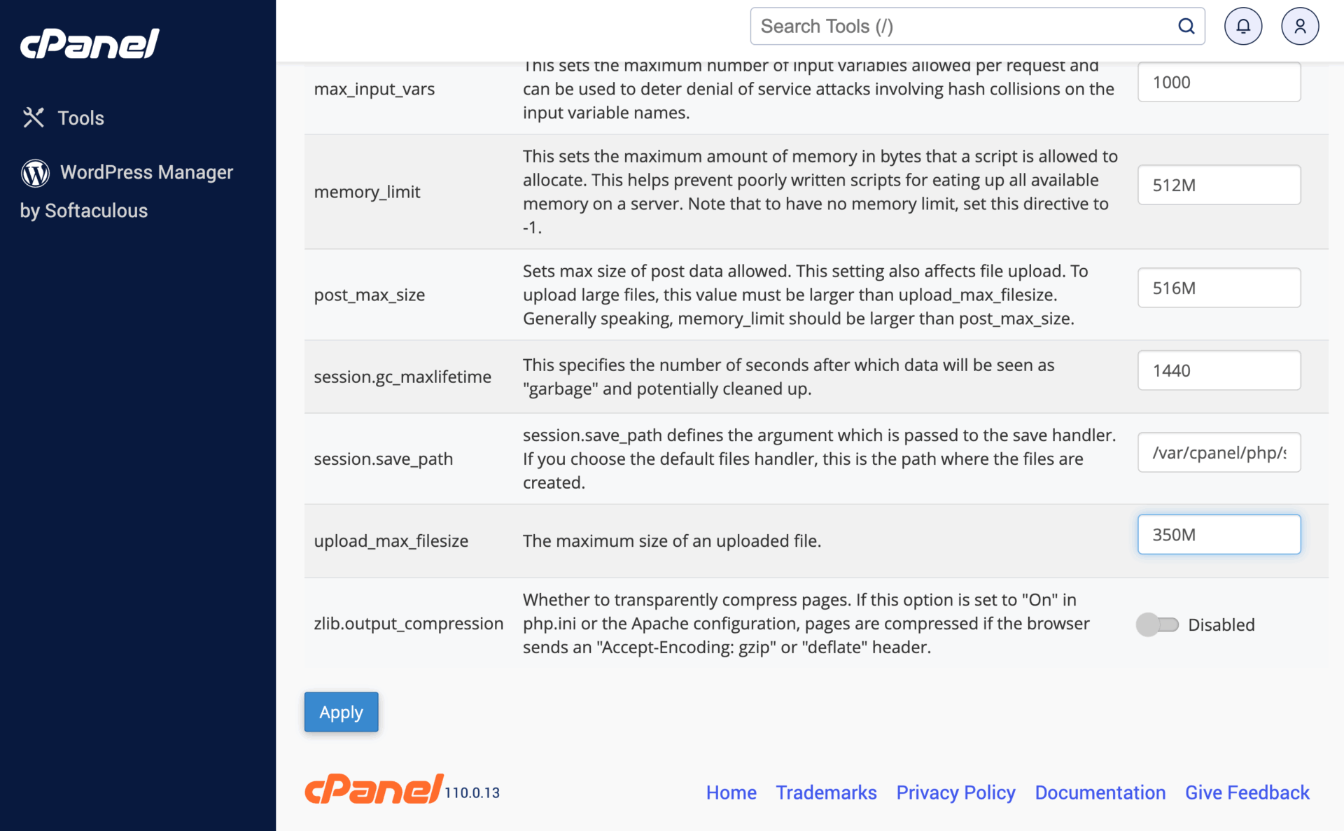 php ini wordpress increase upload size