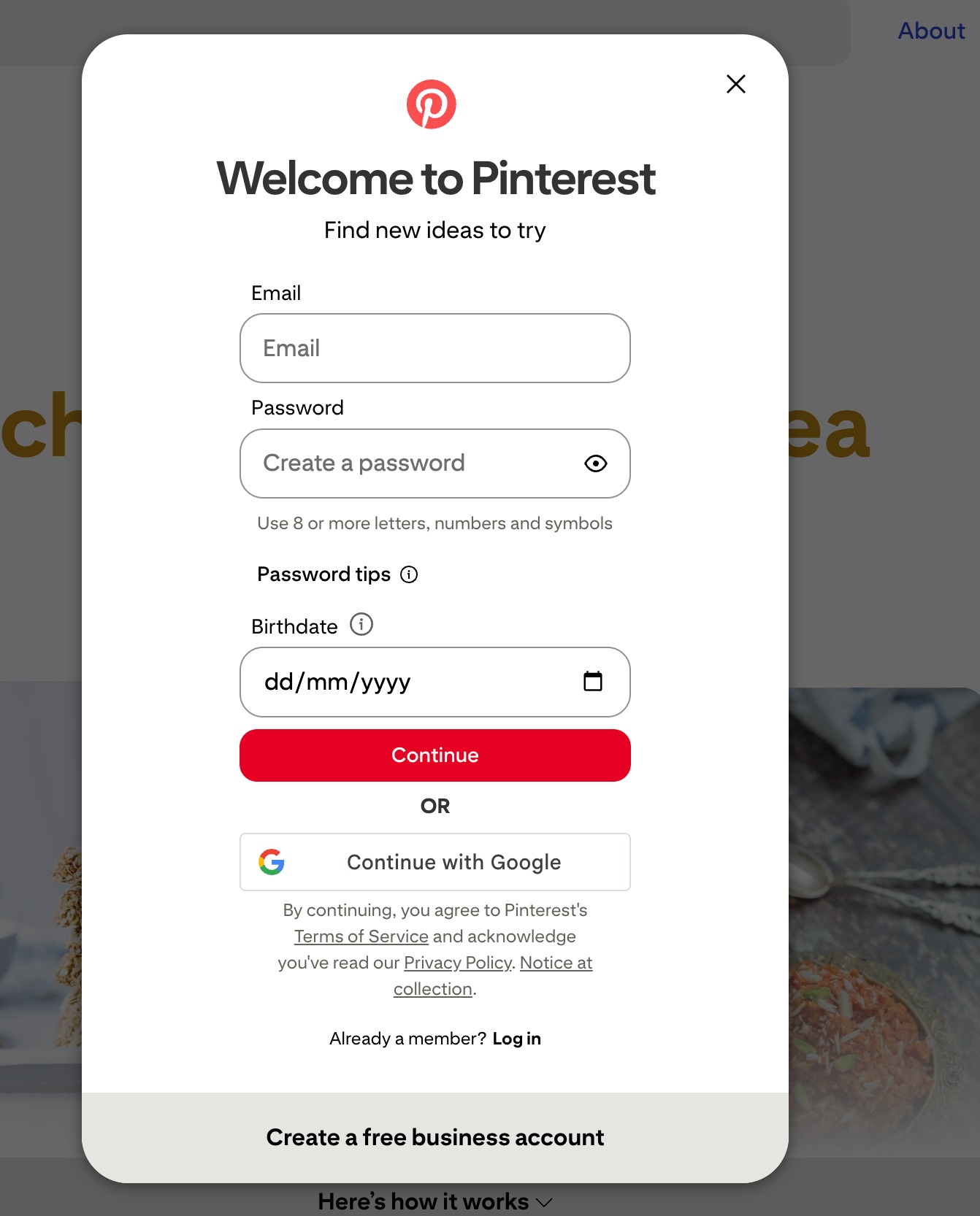 pinterest add details