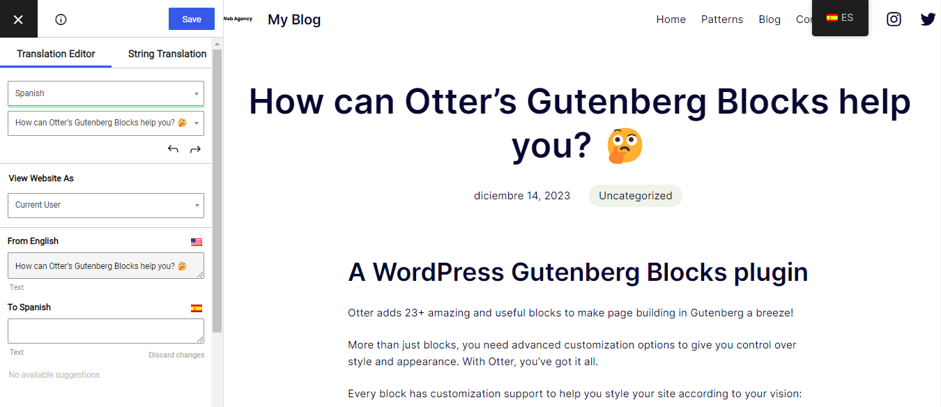 如何创建WordPress多语言网站:注意事项 + 步骤指南教程 17 post editor