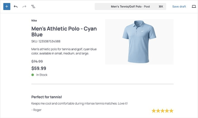 WPBeginner Spotlight 19:更智能的插件、AI 创新与 WordPress 的未来 6 product block aioseo