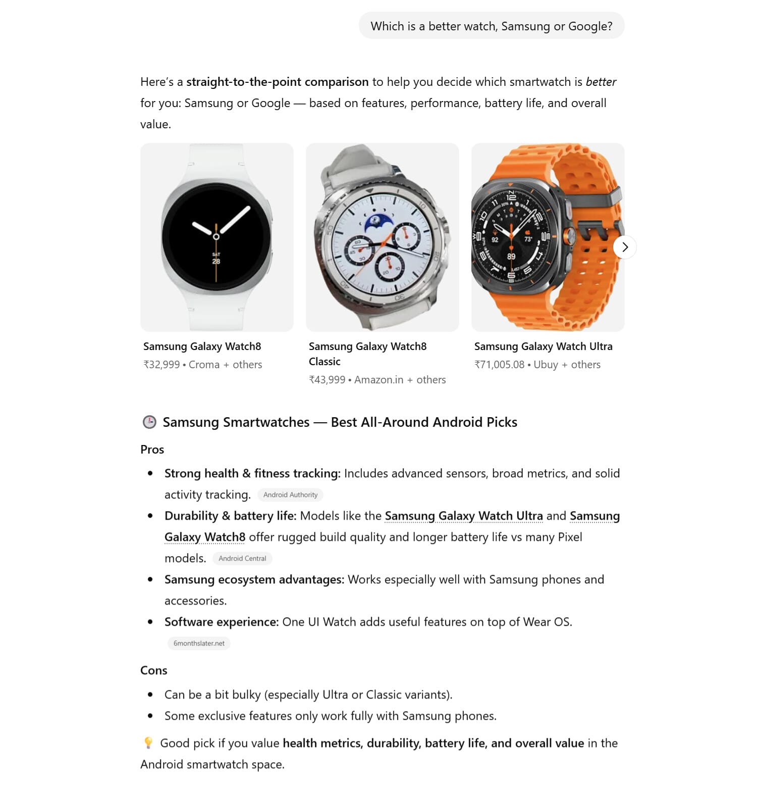 product recommendation chatgpt