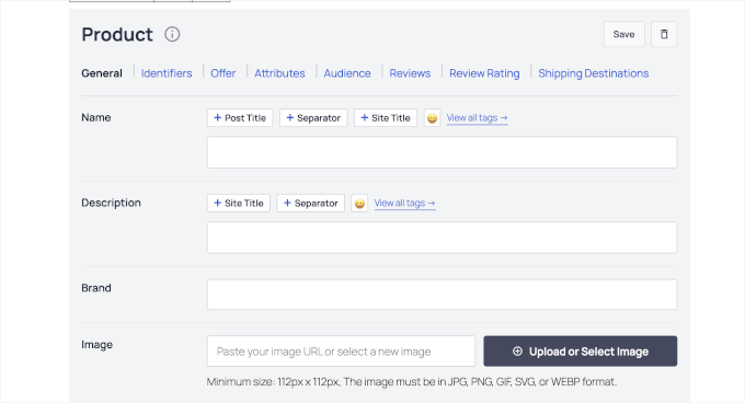 Rank Math vs. AIOSEO:我为 WordPress 用户推荐哪一个? 21 product schema block aioseo