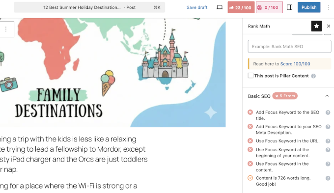 Rank Math vs. AIOSEO:我为 WordPress 用户推荐哪一个? 9 rank math seo analysis