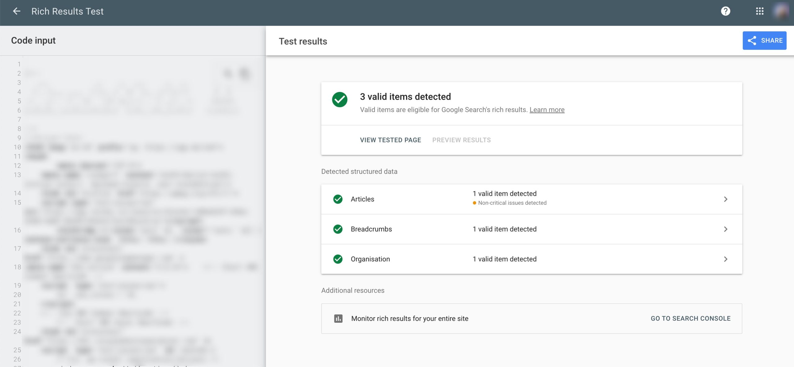 WordPress SEO 2026:助你排名第一的终极指南 18 rich results test scaled