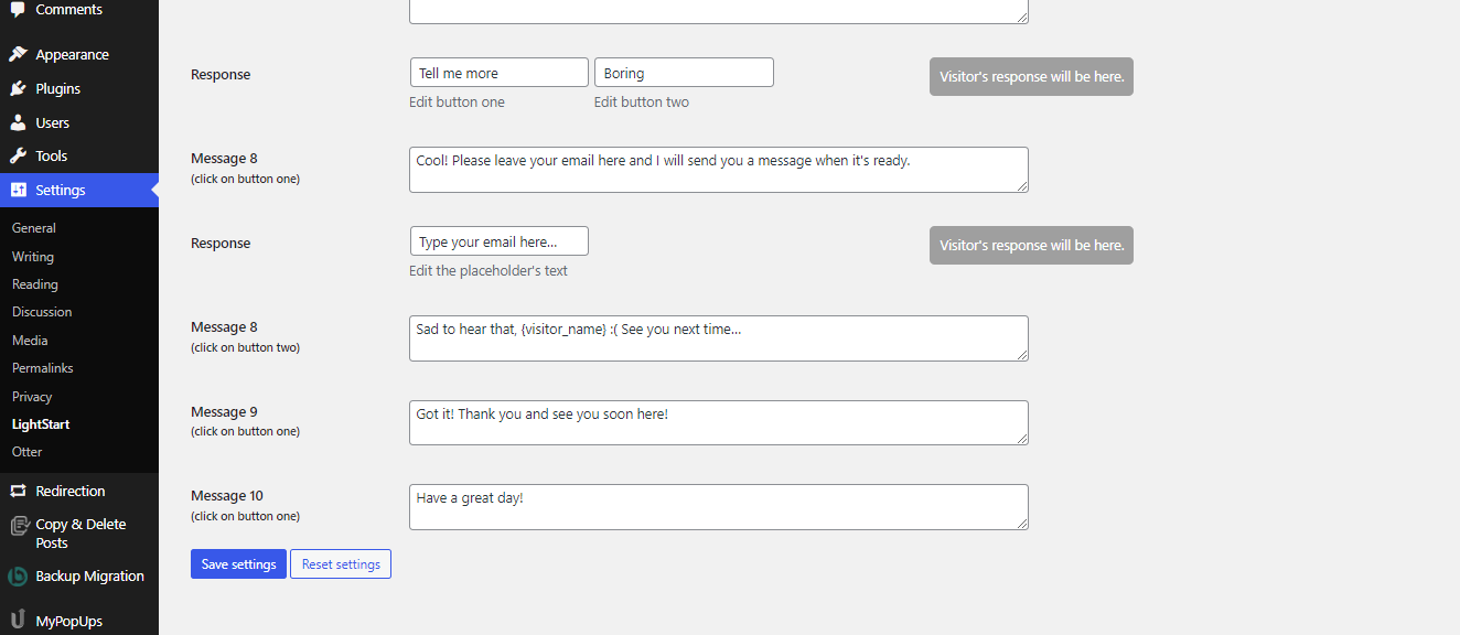 如何通过5个简单步骤启用WordPress维护模式 12 save bot settings