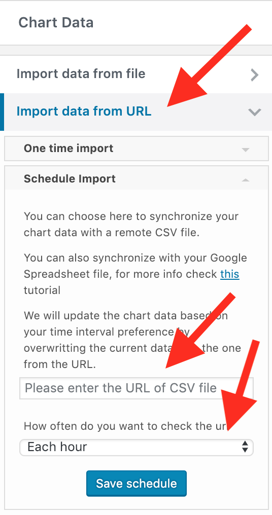 如何在 WordPress 中使用数据表:构建数据填充 HTML 表的创意方法 5 schedule import