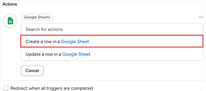 如何在 WordPress 中添加类似 n8n 的自动化功能(更简单、更便宜) 17 select action condition 1