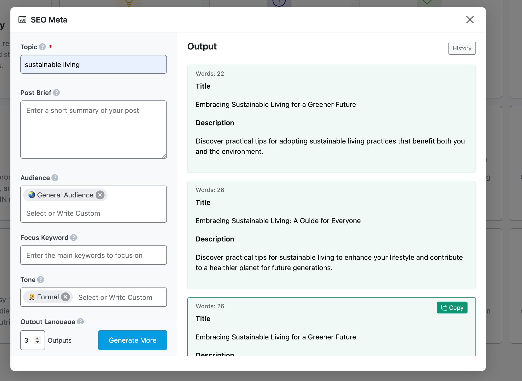WordPress SEO 2026:助你排名第一的终极指南 22 seo meta ai tool 1