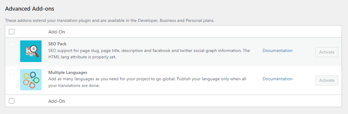 如何创建WordPress多语言网站:注意事项 + 步骤指南教程 18 seo pack addon