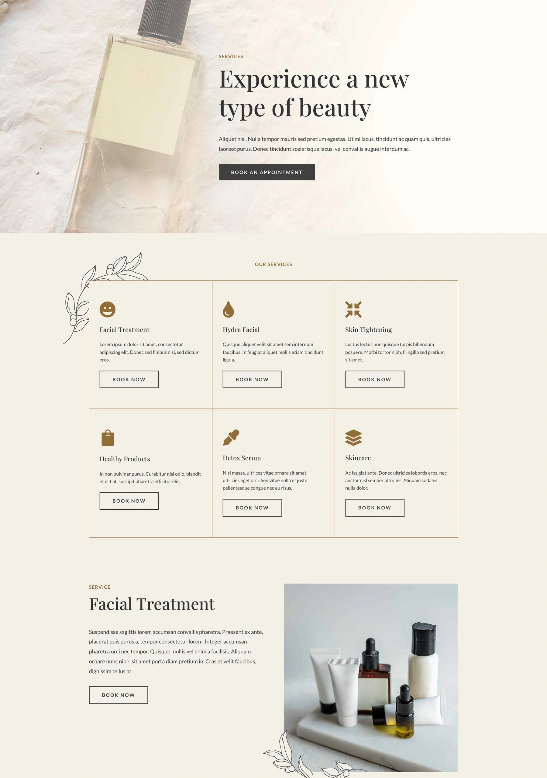 Esthetician 4 服务