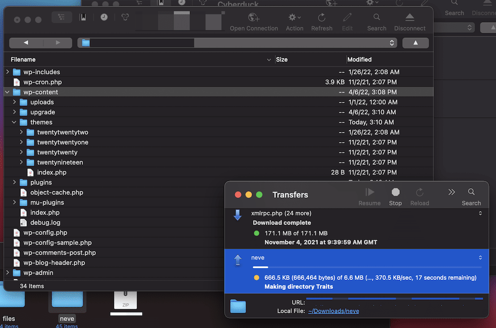 如何安装 WordPress 主题:新手入门指南 19 sftp upload