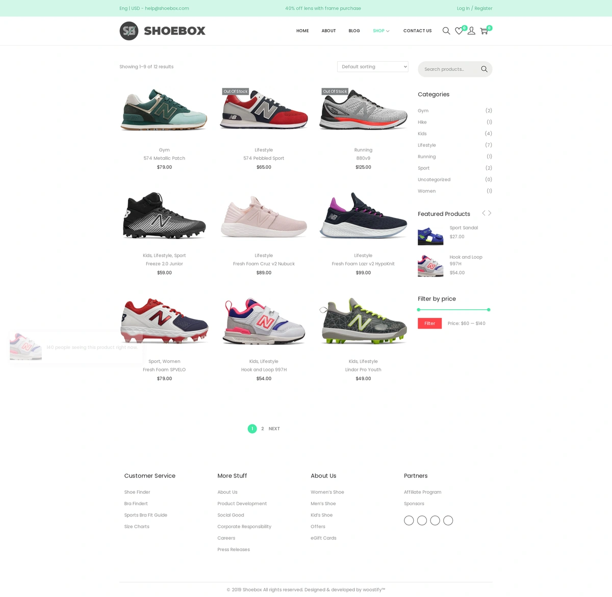 Shoebox – Shoe Store Shoe Store 04 Shop