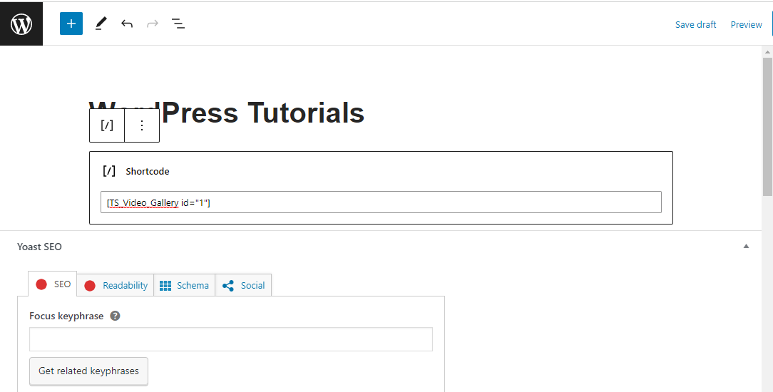 WordPress视频库:如何创建一个好的视频库 18 shortcode page