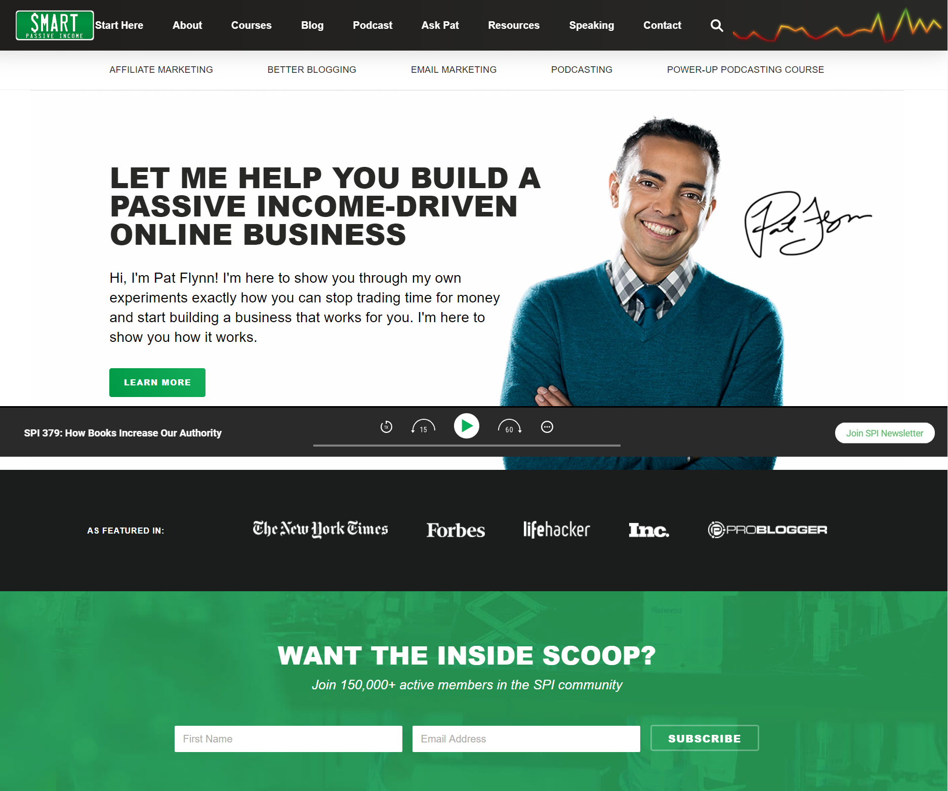 你的默认博客主页糟透了:如何构建一个“启动”页面 4 smartpassiveincome