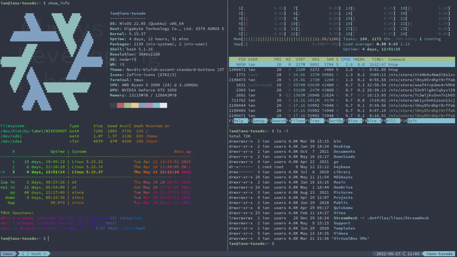 tmux with three panes 1 1540x866 3