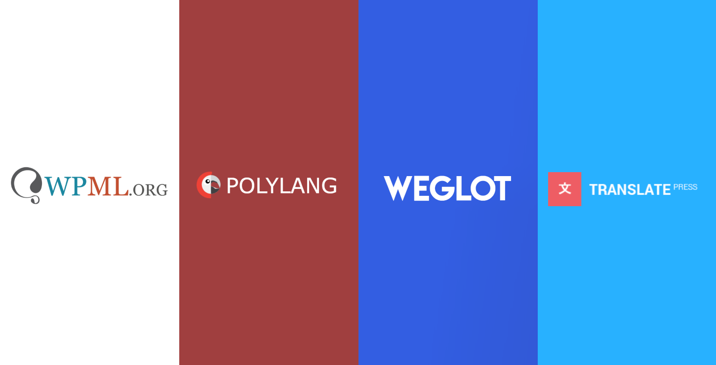wordpress translation plugin wpml vs polylang vs weglot vs translatepress