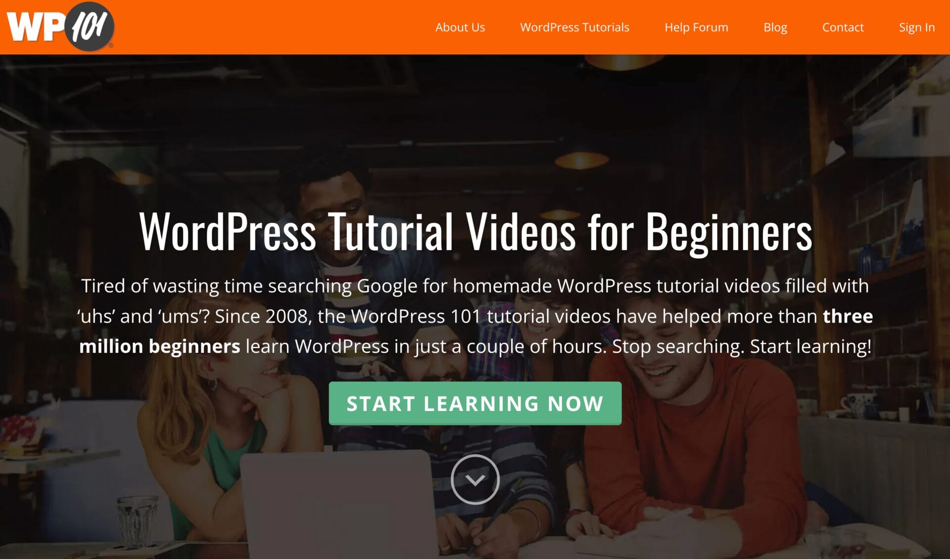 8个最适合初学者的WordPress培训课程 2 wp101 website wordpress training