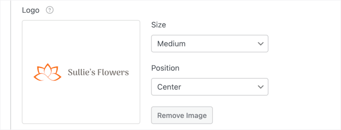 我如何自动将WordPress表单提交转换为PDF(无需手动操作) 33 wpforms settings pdf appearance logo