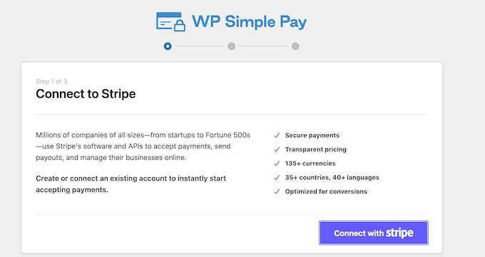 wpsimplepay setup wizard